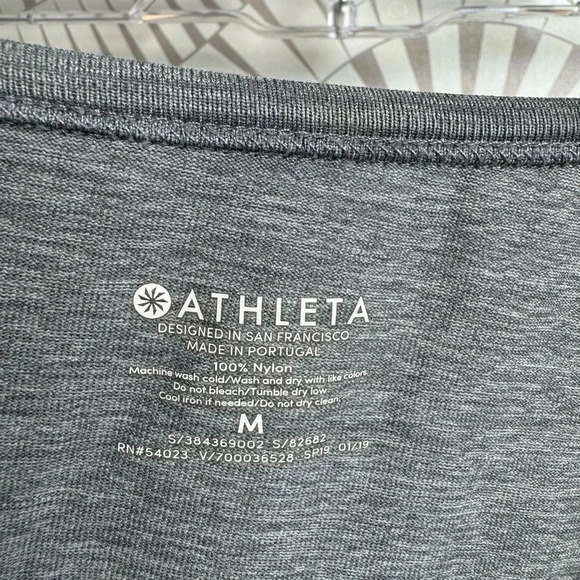 Athleta Foothill Heather Tank‎ Tank Grey Heather Size Medium - Picture 4 of 5